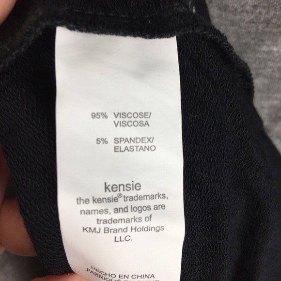 NWT Kensie Gray Black Jersey Dress Small - Picture 7 of 7